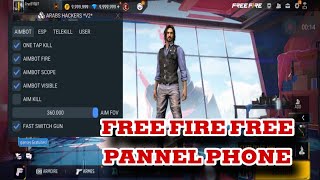 FREE PANNEL FREE FIRE FOR PHONE AND PC NO BAN NO BLACK LIST هكر فري فاير [upl. by Frydman]