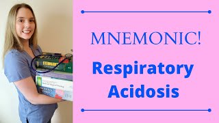 MNEMONIC FOR RESPIRATORY ACIDOSIS [upl. by Aienahs]