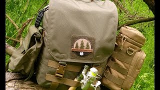 The Hidden Woodsmen  Day Ruck and Accessories  A Hike and Review [upl. by Salahi]