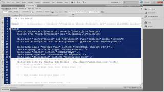 22  Introduction to Dreamweaver Tutorial CS5 [upl. by Hidie22]