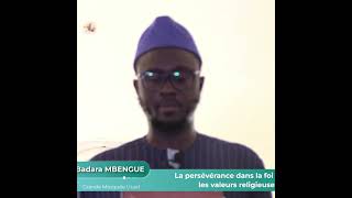 La persévérance dans la foi et dans les valeurs religieuses  Imam Alioune Badara MBENGUE [upl. by Katrine]