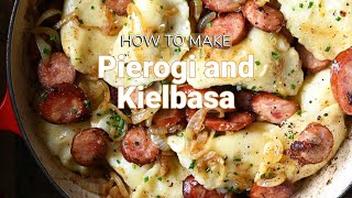 Pierogi and Kielbasa Skillet Recipe [upl. by Dazhehs]