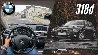 2012 BMW 318d Touring 20  141HP  POV City Test Drive  Infotainment  Sound System [upl. by Enened865]