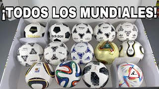 ¡COLECCIÓN DE TODOS LOS BALONES MUNDIALISTAS  Unboxing Adidas FIFA World Cup Mini ball set [upl. by Philpot]