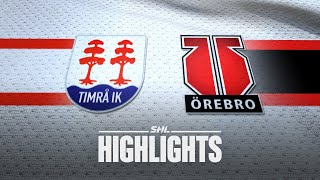 Timrå vs Örebro  24 sep 2024  Highlights [upl. by Gwendolin]