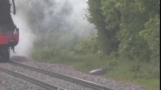 Flying Scotsman tresspass incident at Whitchurch [upl. by Vlada639]