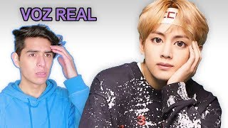 Escuchando la Voz REAL de V Tae BTS sin AUTOTUNE  Vargott [upl. by Elum288]