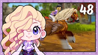 Racing Other Players Till I Run Out of Tickets  Star Equestrian 48 [upl. by Ymij]