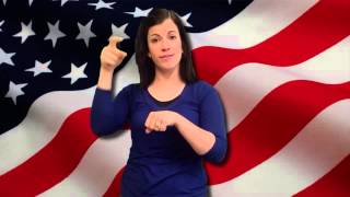 Pledge of Allegiance Slow ASL [upl. by Jodee]