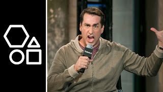 Rob Riggle on His Daily Show Line Flub  AOL BUILD [upl. by Htidirem189]