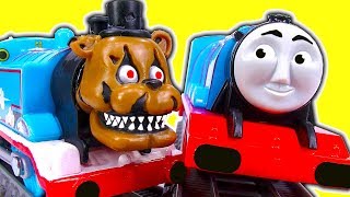 Thomas The Tank FNaF Freddy Fazbear Halloween How To Toy Train Mod 🎃 [upl. by Hoagland126]