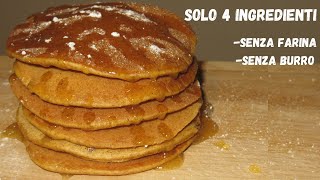 Pancake ai biscotti senza farina Pronti in 1 minuto [upl. by Orimlede783]