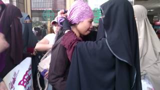 Dakwah street Kmts Hijab Syari dan Niqabie Taiwan [upl. by Sadnak]