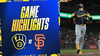 Brewers vs Giants Game Highlights 91024  MLB Highlights [upl. by Kneeland930]