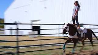 Haley Ganzel A Trick Riding Legacy [upl. by Sharlene]