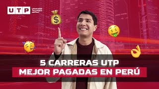 UTP Descubre las 5 carreras mejor pagadas en Perú [upl. by Tullius]