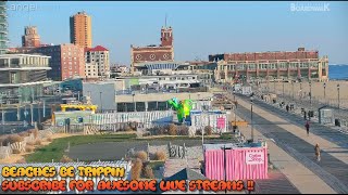 Asbury Park NJ Boardwalk Live Cam  New Jersey beach live webcam  asbury park live cam [upl. by Pinebrook]