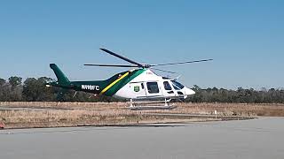 Helicopter departing Carrabelle FL [upl. by Rona]