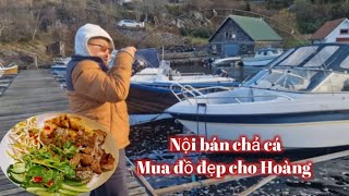 315 Tý Hoàng Đi Câu Cá Về Cho Bà Nội Làm ChảBa Minh Làm Món Bún Thịt Chả Giò [upl. by Aniwde780]