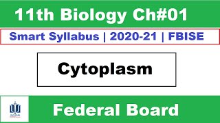 cytoplasm class 11 biology  11th class biology  ch1 Ilmi Stars Academy [upl. by Cynthia]