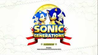 Sonic Generations Title Screen Plus teaser footage [upl. by Hodge]