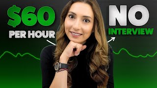 6 No Interview 60  Hour Online Work from Home Jobs [upl. by Stiegler]