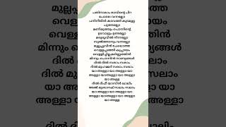 🎶Pathinalam Ravinte Song♥️💜🩷 ലിറിക്🎶shorst shortsvideojayaram lyrics [upl. by Alaaj835]