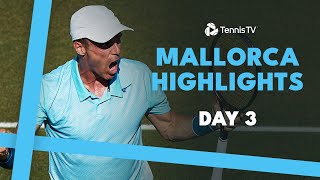 Bautista Agut Battles Humbert Monfils amp More Feature  Mallorca 2024 Day 3 Highlights [upl. by Algy]