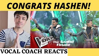 Hashen Dulanjana  Wilpattuwe විල්පත්තුවේ  Grand Finale  The Voice Teens Sri Lanka Reaction [upl. by Oiramel]