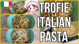 TROFIE ITALIAN PASTA COOKING  ITALIPPINA 🇮🇹❤️🇵🇭 [upl. by Hakkeber]