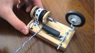 Homemade Solenoid engine  Magnets [upl. by Riella434]