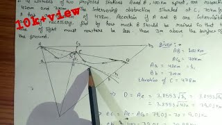 Triangulation Surveying  NUMERICALS  PART4 Lec4 [upl. by Karsten]