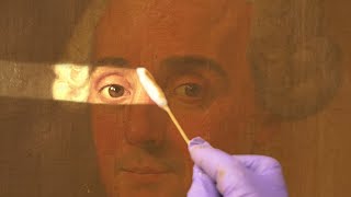 How Old Paintings Are Professionally Restored [upl. by Rita699]