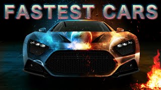 Top 10 Fastest Cars In The World [upl. by Sueaddaht]