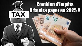 Avec un salaire de 1800 euros voici combien dimpôts il faudra payer en 2025 [upl. by Slifka]