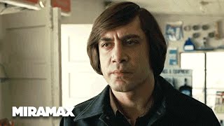 No Country for Old Men  Coin Toss HD  Javier Bardem  MIRAMAX [upl. by Kachine51]