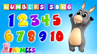 Numbers Song  Count Numbers  1 to 100  Alphabet A to Z  Preschool Songs for Kids  Farmees [upl. by Kabob]