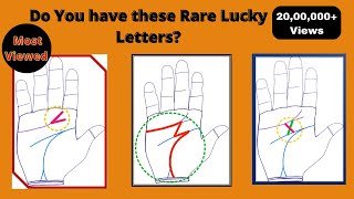 Rare Lucky Signs M X V in Your hand Palm Palmistry  Sudden wealth Lines Sai Suvajit Astrologer [upl. by Dahcir750]