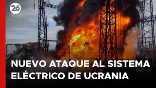 Rusia vuelve a bombardear el sistema eléctrico de Ucrania [upl. by Anibor]