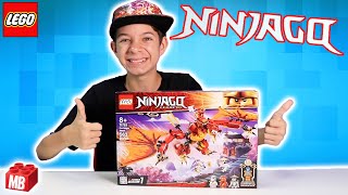 Lego NINJAGO Fire Dragon Attack BUILD and REVIEW [upl. by Eirased]