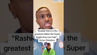 Osimhen Shows Respect To Rashidi Yekini ❤️🥺❤️🥺❤️❤️❤️🥺❤️🥺❤️ reels Fyp osimhen osimhentwin love [upl. by Hselin405]