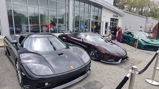 KOENIGSEGG display McLaren Boston 2024 may 11th cars and coffee [upl. by Angrist174]