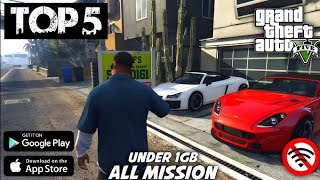 GTA 5 on mobileTop 5 games like Gta 5 to play on mobile 📱 must try [upl. by Viridissa]