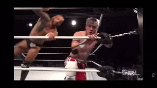 WCPW Best Moves  Will Ospreay vs Ricochet  2017 World Cup [upl. by Aicittel]