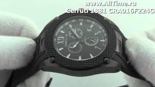 Мужские наручные fashion часы Cerruti 1881 CRA016F224G [upl. by Alliuqet]