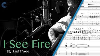 Bassoon  I See Fire The Hobbit  Ed Sheeran  Sheet Music Chords amp Vocals [upl. by Ylle]