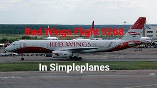 Red Wings Flight 9268 Recreated in Simpleplanes [upl. by Neneek]