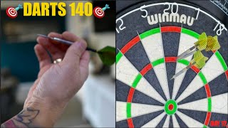 DARTS 140 DAY 12 OF PRACTICE 🎯 darts [upl. by Pizor]