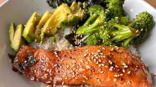 Teriyaki Salmon Rice Bowl [upl. by Lavoie920]