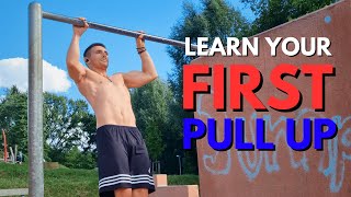 Learn Your First PullUp  StepbyStep Guide for Beginners [upl. by Rann]